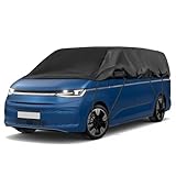Autoabdeckung Wasserdicht Ersatz für VW T7 2021-2025, Sonnenfest Hälfte Autoabdeckung, Halbgarage UV Beständige Halbe Auto Abdeckplane Staubdicht Schneefest Outdoor Indoor