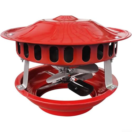 Ventilatore per canna fumaria in metallo da 40 W per la rimozione del fumo, silenzioso, compatibile con stufe a legna, caminetti e caldaie, miglioramento efficiente della qualità dell'aria