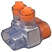 Morris Products 97312 Multi-Cable Connector, Insulated, Dual Entry, Clear, 2 Ports, 4-14 Wire Range, 2-Pack