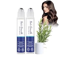 Rosmarin Haarwachstumsserum Roll On, Roll-On Haarserum Für Haarausfall Reduzieren,Rosmarin Haar-Roller-Serum, Blockierendes Kopfhautserum fördert den Sauerstofffluss, 2 Stück Für Männer & Frauen