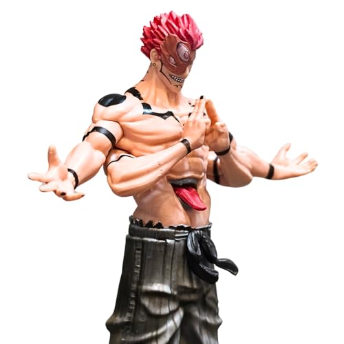 Image of FUNFOB Ryomen Sukuna Action Figure Height-20cm Collectible for Anime Fans PVC Multicolour | Saku-naa