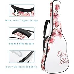 Hondank Housse pour guitare acoustique – Motif cœurs de baseball – 1 cm d’épaisseur – Étanche – 101,6 cm – 104,1 cm… - Les Beatles, Paul McCartney, John Lennon, RIngo Starr, George Harrison Hondank Housse pour guitare acoustique - Motif cœurs de baseball - 1 cm d'épaisseur - Étanche - 101,6 cm - 104,1 cm… – Image 4