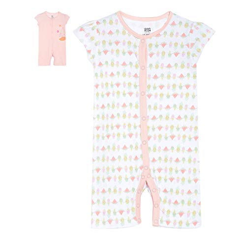 Image of miniklub Infant Girls Pack of 2 Printed Rompers