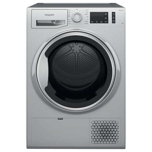 Hotpoint Crease Care 8kg Freetstanding Heat Pump Tumble Dryer - Silver