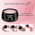 Oakeer Waxing Kit for Women Men, Wax Pot Machine, Wax Warmer for Hair Removal At Home With 6 Bags Beans, Body Waxing For Eyebrows Nose Cheeks Arms Bikinis Legs - Image 4