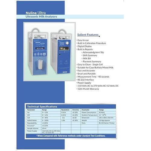 ARGLabs Ultrasonic Milk Analyser