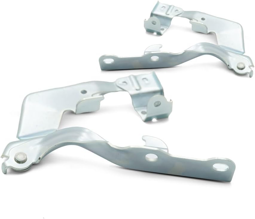 For Toyota Camry 2012 2013 2014 Hood Hinge Driver and Passenger Side | Pair | Made of Steel | Replacement For TO1236172, TO1236171 | 5342006160, 53410061903