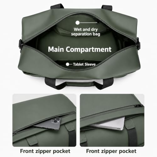 Image of CAVALO - Be Unique Premium Travel Duffle Bag for Men & Women | Water Resistant Weekender Gym Bag| Overnight Cabin Luggage Bag with Detachable Shoulder Strap
