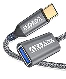 USB C to USB 3.0 Adapter 3.3ft,Type C Male to USB A Female Adapter USB-C to USB Adapter,OTG Cable to USB Adapter for iPhone 17 16 15 14 13 Plus Pro Max,iPad MacBook Pro/Air 2023, Galaxy S25 24 23 22