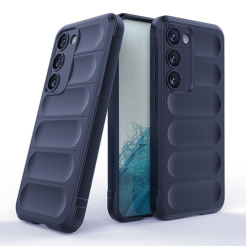 Image of Amazon Brand- Solimo Basic Case for Samsung Galaxy S23 5G (Silicone Dark Blue)