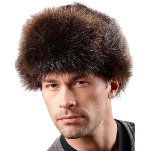 frr Beaver Fur Trapper Hat (US, Alpha, X-Large, Brown)