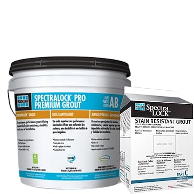 LATICRETE Spectralock Pro Premium Grout Full Unit with Part C Powders (Bright White Color)