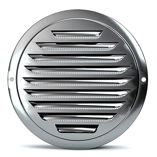 4 Inch Stainless Steel Air Vents with Built in Screen Mesh for Ventilation