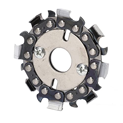 2.5in 8 Teeth Wood Grinder Disc Circular Chain Disc Angle Grinder Saw Blade Tools for Cutting and Shaping