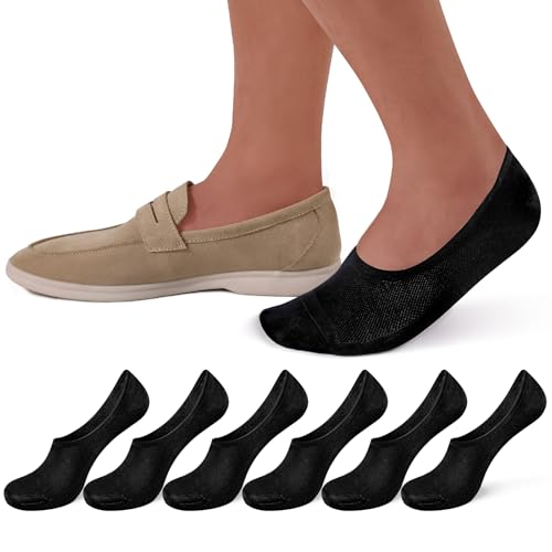 SIXDAYSOX Moisture-Wicking No Show Socks