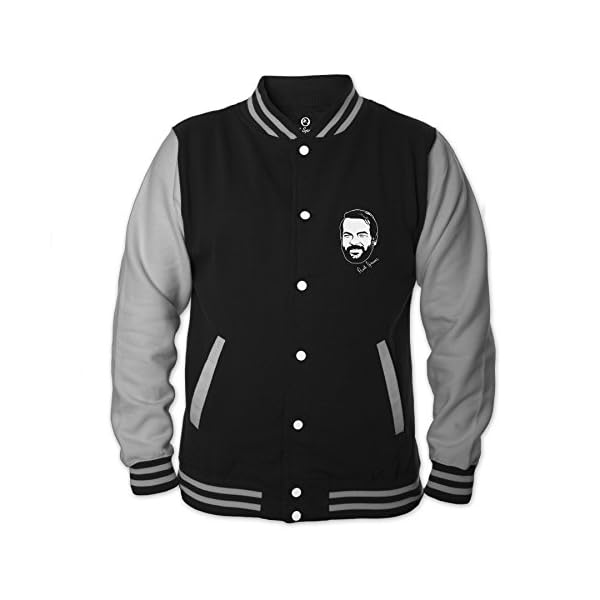 Bud Spencer Herren Legend College Jacket (schwarz) – Bild 3