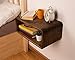 WOODCHES Floating Nightstand Wooden, Bedside Table, Nightstand Shelf, Handmade, Wall Mounted Bedside Shelf, Minimalist and Unique Style (Vancouver)