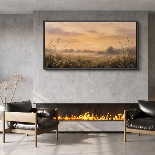 Image of MUDECOR Extra Large Framed Canvas Print Wall Art Meadow for Living Room