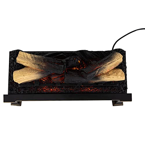 Country Living 20 Inch Electric Log Set | 1,000 Sq Ft Heater - Faux Logs Insert With Infrared Flames For Existing Fireplaces | Remote Control Included #TOP7