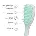 Tangle Teezer Ultimate Detangler Brush, Eliminates Knots & Reduces Breakage, Travel-Size Mini Hair Brush for Straight to Wavy Hair Types, Marshmallow Pink & Mint
