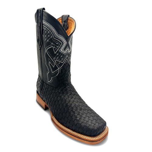 Men's Square Toe Cowboy Western Rodeo Petatillo Boot2