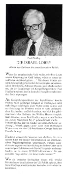 Hardcover Die Israel Lobby - Hinter den Kulissen der amerikanischen Politik [German] Book