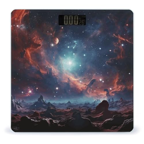 Báscula Digital de Baño Space con Pantalla LCD, Capacidad 400 lb