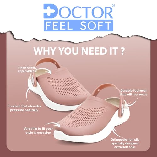 Image of Clogs for Women | Cushioned EVA Slip-On Sandals with Back Strap | Lightweight Anti-Slip Everyday Wear Footwear