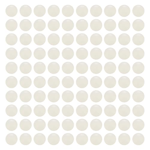 uxcell 100Pcs Nylon Bearing Balls 9/32" 7.144mm Polishing Solid Ball, G2 Precision, White