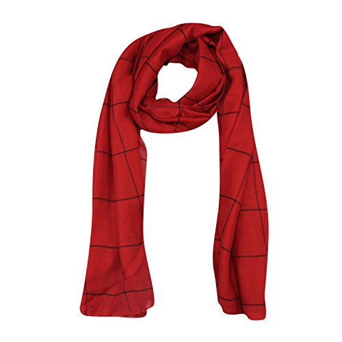 Image of FabSeasons Red Chexs Cotton Scarf, Scarves, Stole and Shawl for Men