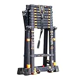 escaleras de ático Escalera telescópica Extensible, no conductora, antipinzamiento, Plegable, Resistente, for Exteriores, Edificios y azoteas. Plegable(2.7m)