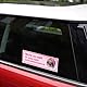 Huoflame 4 Stück Hamster Auto Aufkleber – Lustige Selbstklebende Fahranfänger Sticker für Auto, DIY Memes Deko – Wasserdicht & UV-beständig – Für Neue Fahrer, Freunde, Geschenkidee