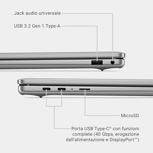Inspiron 14 (5441) Copilot+ PC Laptop 14" FHD+ 60 Hz, Snapdragon X Plus, Qualcomm Adreno, 16GB RAM, 512GB SSD, Windows 11 Home, Tastiera retroilluminata italiana - Titan Grey - Notebook - Immagine 11
