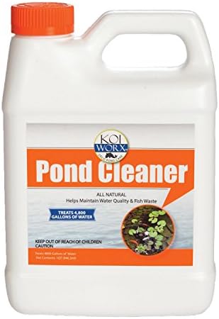 KoiWorx Pond Cleaner - Concentrated Natural Pond Bacteria to Digest MUCK and Organic Build Up- 32oz