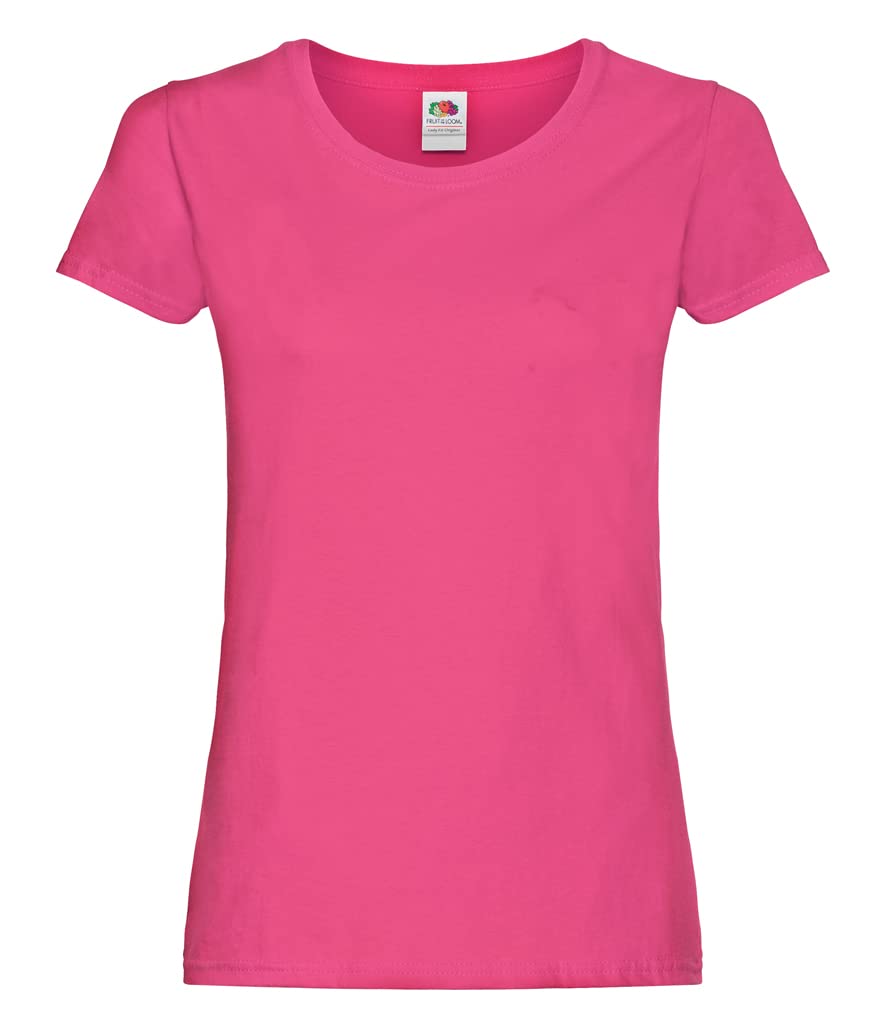 Fruit of the Loom women's value weight t-shirt, lady-fit - - Medium