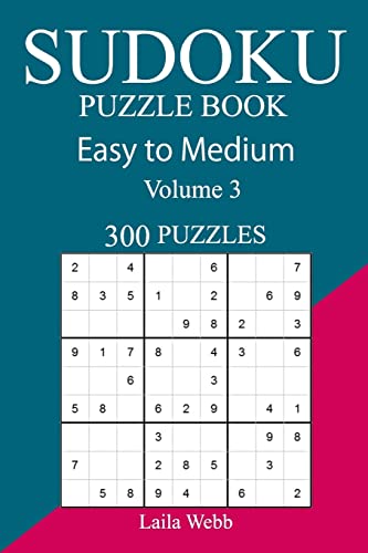 300 Easy to Medium Sudoku Puzzle Book