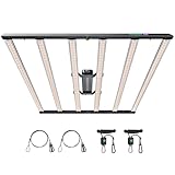 VIVOSUN LumaLight 750W LED Grow Light, Full Spectrum Indoor Plant Light with Deep Canopy Penetration, Smart Dimmable LED Bar Lamp for Vegetables, Herbs, Flowers, 5x5ft Coverage, GrowHub Compatible