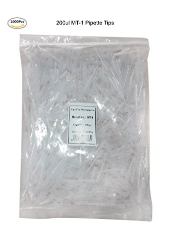 Microlit Micro Pipette Tips 200 Ul - Bulk, Non-Sterile, Universal Fit, 1000 Pcs/Bag (200Ul) #TOP1