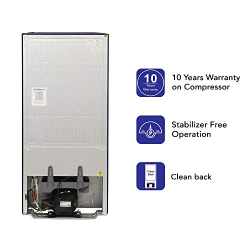 Image of Haier 190 L 2 Star Direct Cool Single Door Refrigerator (HRD-1902CMS-E, Marine Serenity)