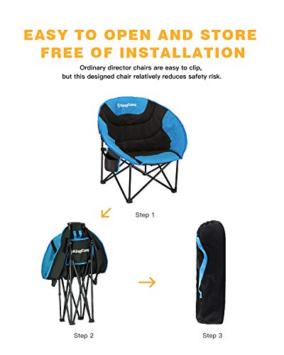 Kingcamp Camping Chair, One Size, Blue #TOP5