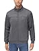 MAGCOMSEN Men's Dark Grey Large Casual Sports Jacket with Full Zip, Stand Collar, 2 Side Pockets, Lightweight, Water Resistant, All Seasons