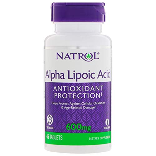 Natrol Alpha Lipoic Acid Time Release - 600 mg - 45 Tablets by Natrol