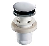 BONDE LAVABO M 1''1/4 à CLAPET INOX CLIC CLAC / ON OFF Marque : DELABIE