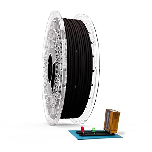 Filamento Filaflex Conductivo TPU flexible conductor de electricidad compatible con la mayoría de las impresoras 3D del mercado con una dureza shore 92A,2.85mm 500 gr, Negro | Ya disponible en tu tienda friki favorita! En mundofriki.es!