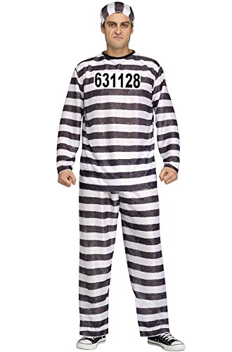 Fun World Men's Adult Jailbird Costume