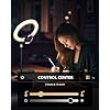 UBeesize 12" Desk Ring Light with Stand & Phone Holder - Adjustable Studio Light for Photography，Zoom Meetings, YouTube, TikTok, Live Streaming