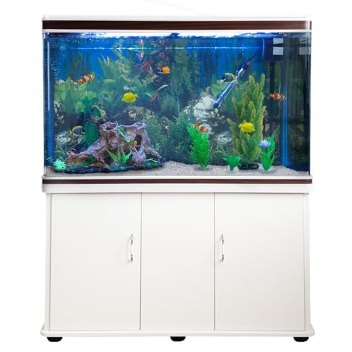 Pecera Acuario 300 Litros Para Peces Agua Dulce,Tropicales Marinos Con Mueble Blanco,Grava Blanca,Calentador 300w Ajustable,Filtro,Bomba Aire,Zona Observación 180 Luz Led, 2 Años Garantía Eléctrica Pecera Acuario 300 Litros Para Peces Agua Dulce,Tropicales Marinos Con Mueble Blanco,Grava Blanca,Calentador 300w Ajustable,Filtro,Bomba Aire,Zona Observación 180 Luz Led, 2 Años Garantía Eléctrica