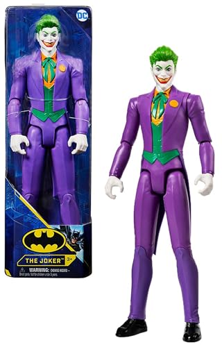 DC Comics Batman - Joker - Figurine Joker 30 CM - Univers Batman - Figurine Joker Articulée De 30 cm - Jouet à Collectionner - Jouet Enfant 3 Ans et +