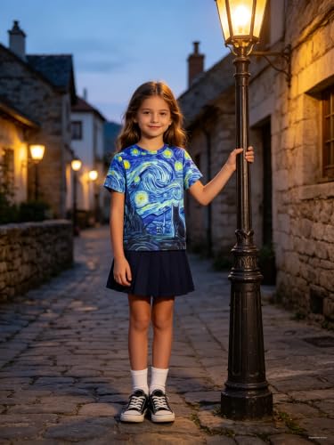 Image of ENLACHIC Girls Teens Pink Flamingo Printed Summer Short Sleeve T-Shirts Cute 3-16 Years