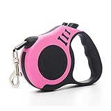 ★ 【Durable】 - Esta correa para perros retráctil roja de 5 m, adecuada para perros pequeños y medianos o gatos de hasta 25 kg de peso. Cinta de nailon resistente, gancho giratorio resistente a la oxidación y carcasa de material que no se raya. El resorte helicoidal de alta calidad proporciona una retracción eterna.